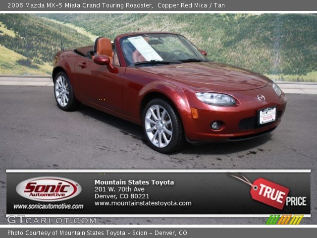 2006 Mazda MX-5 Miata Grand Touring Roadster in Copper Red Mica