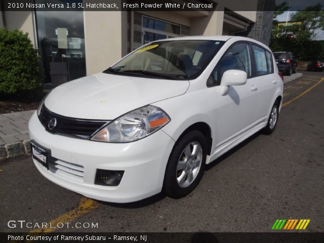 2010 Nissan Versa 1.8 SL Hatchback in Fresh Powder White