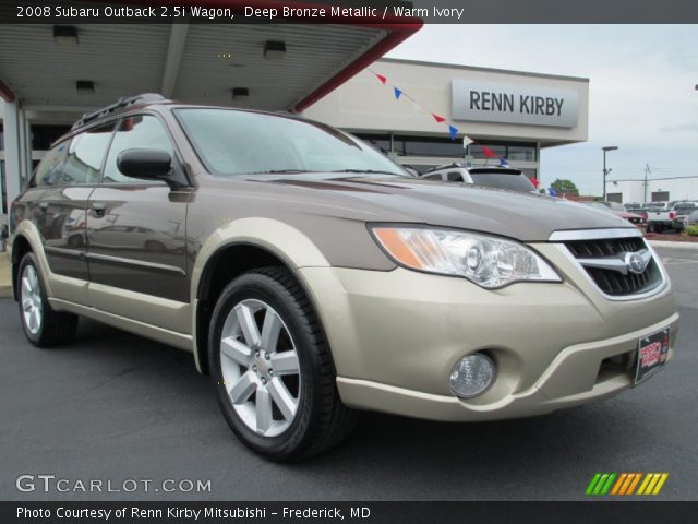 2008 Subaru Outback 2.5i Wagon in Deep Bronze Metallic