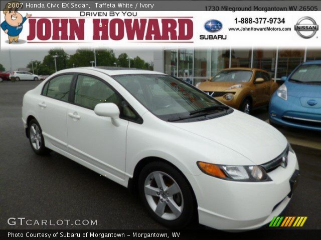2007 Honda Civic EX Sedan in Taffeta White