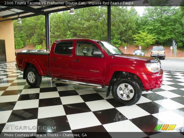 2006 Toyota Tacoma V6 PreRunner Double Cab in Impulse Red Pearl