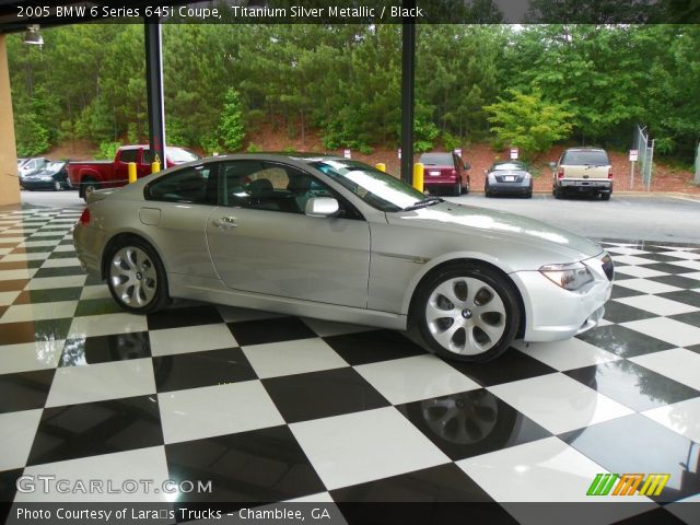 2005 BMW 6 Series 645i Coupe in Titanium Silver Metallic