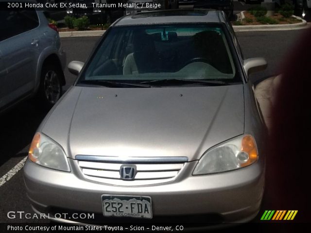 2001 Honda Civic EX Sedan in Titanium Metallic