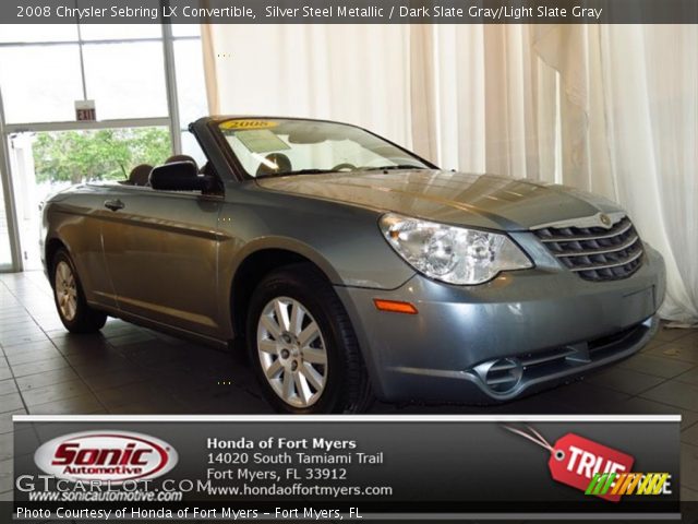 2008 Chrysler Sebring LX Convertible in Silver Steel Metallic