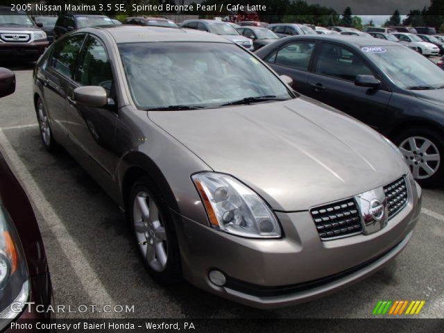 2005 Nissan Maxima 3.5 SE in Spirited Bronze Pearl