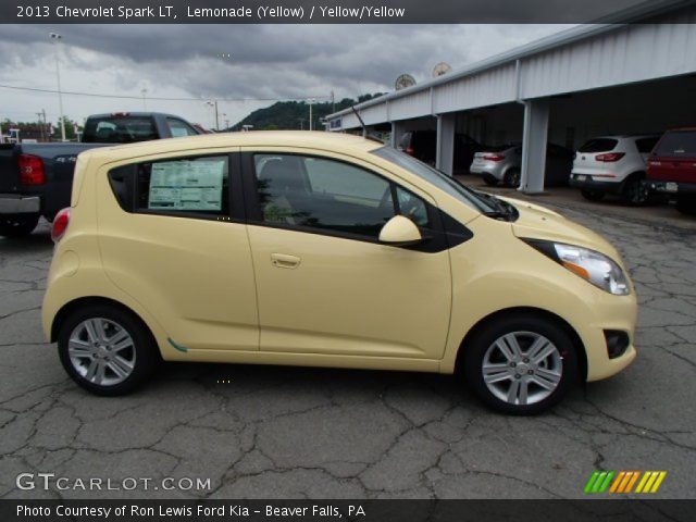 2013 Chevrolet Spark LT in Lemonade (Yellow)