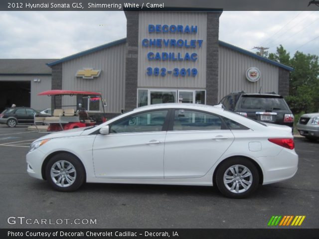 2012 Hyundai Sonata GLS in Shimmering White