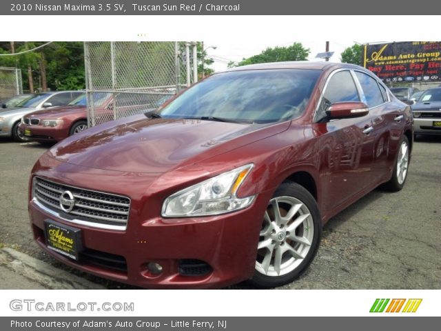 2010 Nissan Maxima 3.5 SV in Tuscan Sun Red