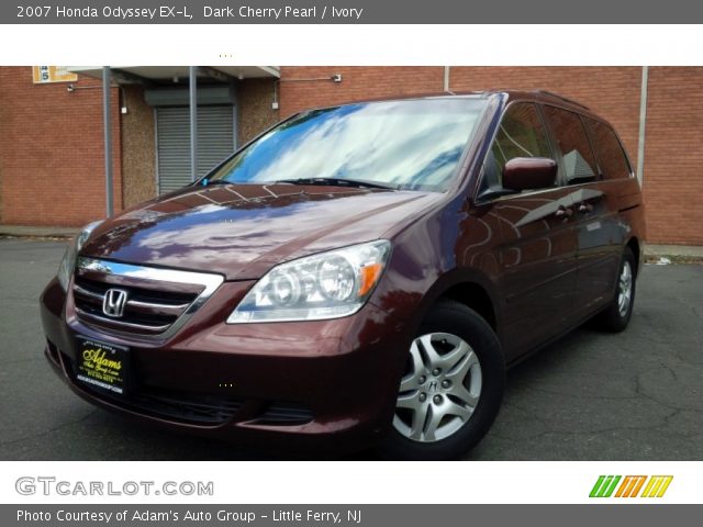 2007 Honda Odyssey EX-L in Dark Cherry Pearl