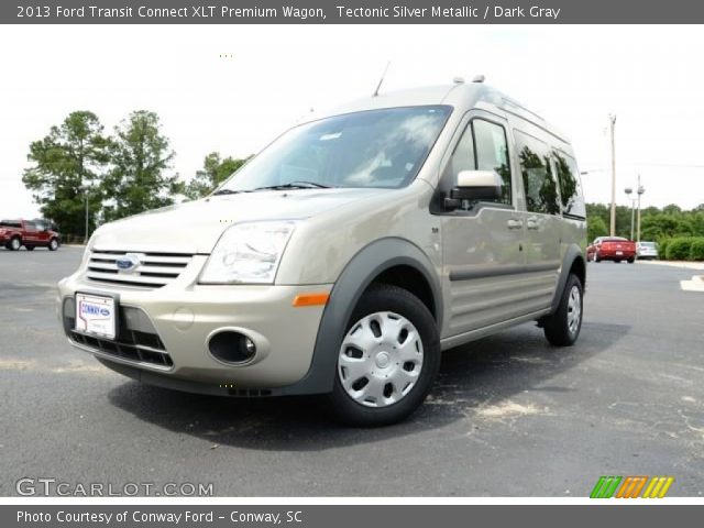 2013 Ford Transit Connect XLT Premium Wagon in Tectonic Silver Metallic