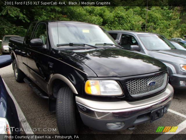 2001 Ford F150 XLT SuperCab 4x4 in Black