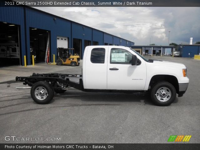 2013 GMC Sierra 2500HD Extended Cab Chassis in Summit White