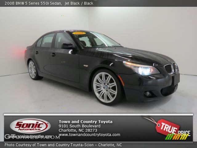 2008 BMW 5 Series 550i Sedan in Jet Black