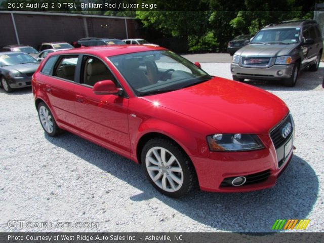 2010 Audi A3 2.0 TFSI in Brilliant Red