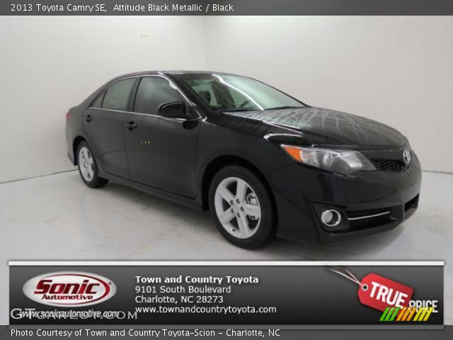 2013 Toyota Camry SE in Attitude Black Metallic