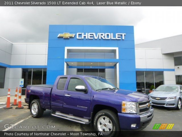 2011 Chevrolet Silverado 1500 LT Extended Cab 4x4 in Laser Blue Metallic