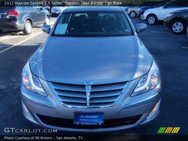 2012 Hyundai Genesis 3.8 Sedan in Platinum Silver Metallic