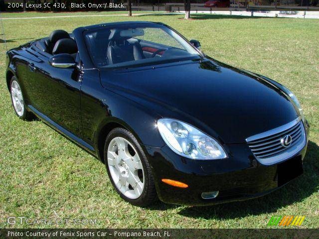 2004 Lexus SC 430 in Black Onyx