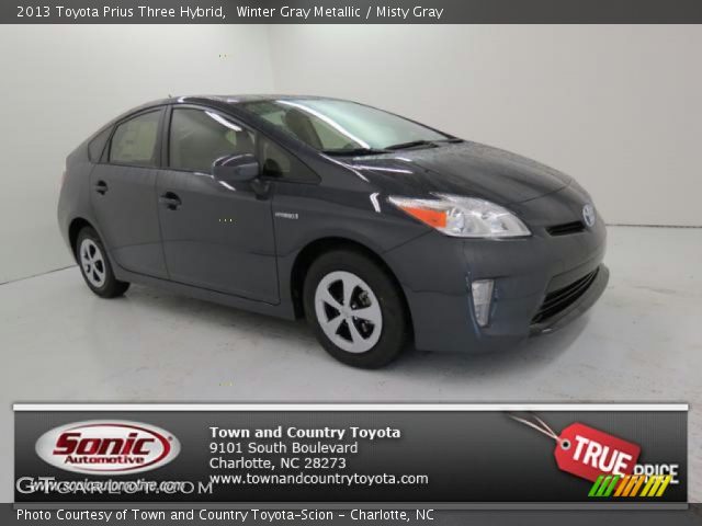 2013 Toyota Prius Three Hybrid in Winter Gray Metallic