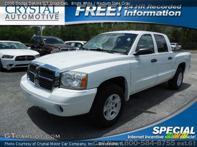 2006 Dodge Dakota SLT Quad Cab in Bright White