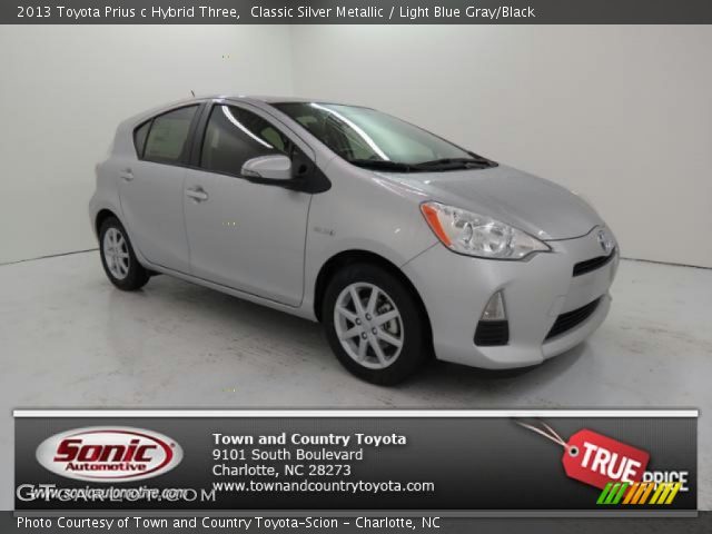 2013 Toyota Prius c Hybrid Three in Classic Silver Metallic