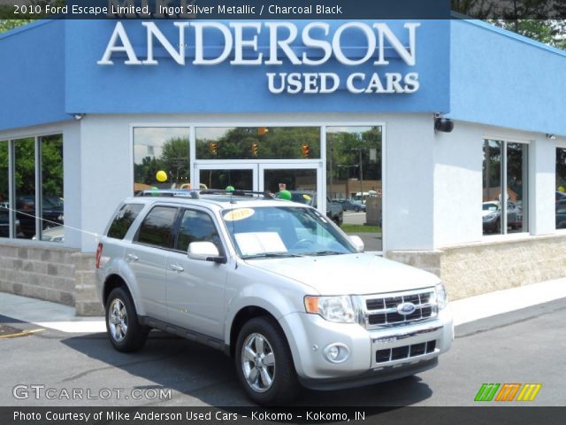 2010 Ford Escape Limited in Ingot Silver Metallic