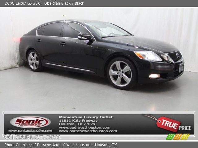 2008 Lexus GS 350 in Obsidian Black