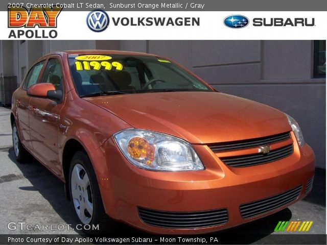 2007 Chevrolet Cobalt LT Sedan in Sunburst Orange Metallic