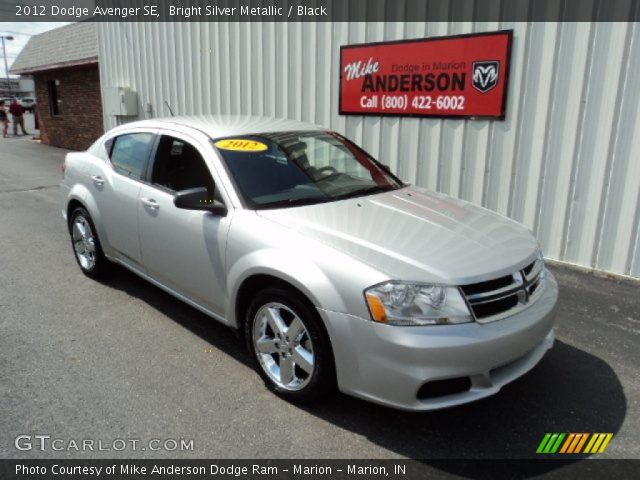 2012 Dodge Avenger SE in Bright Silver Metallic