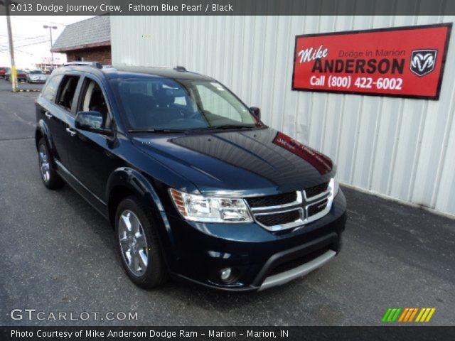 2013 Dodge Journey Crew in Fathom Blue Pearl