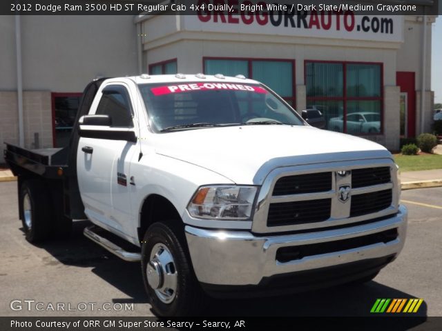 2012 Dodge Ram 3500 HD ST Regular Cab 4x4 Dually in Bright White