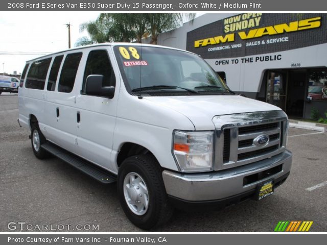 2008 Ford E Series Van E350 Super Duty 15 Passenger in Oxford White