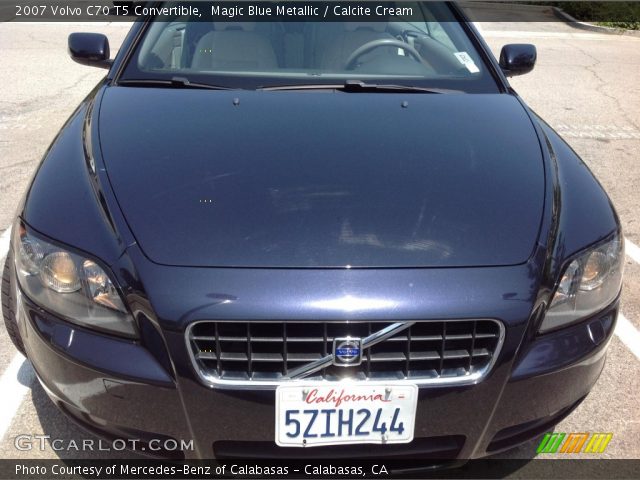 2007 Volvo C70 T5 Convertible in Magic Blue Metallic