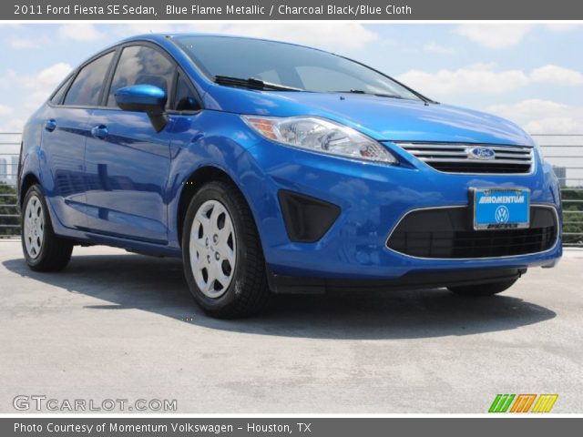 2011 Ford Fiesta SE Sedan in Blue Flame Metallic