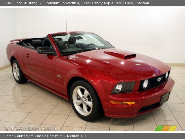 Dark candy apple red ford mustang #4
