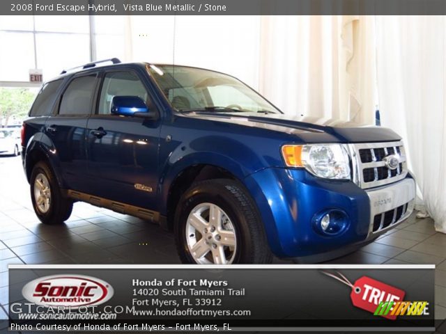 2008 Ford Escape Hybrid in Vista Blue Metallic