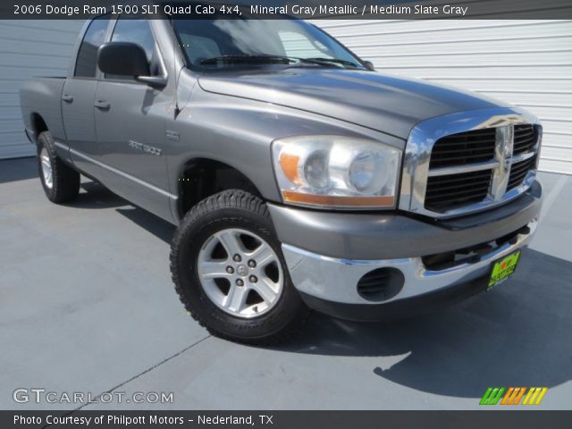 2006 Dodge Ram 1500 SLT Quad Cab 4x4 in Mineral Gray Metallic