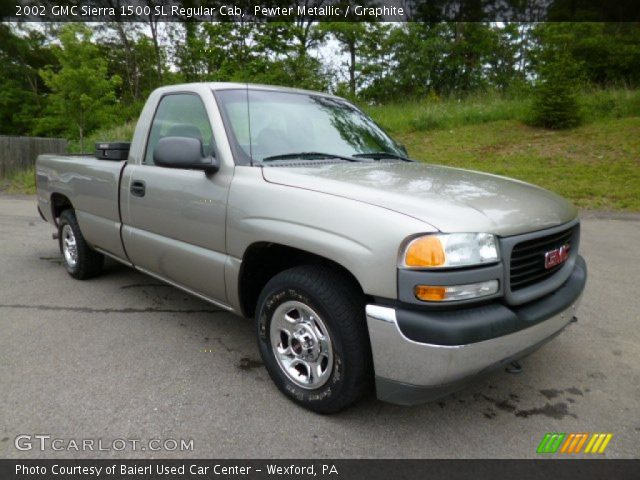 2002 GMC Sierra 1500 SL Regular Cab in Pewter Metallic