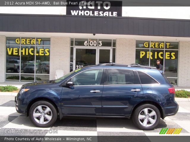 2012 Acura MDX SH-AWD in Bali Blue Pearl