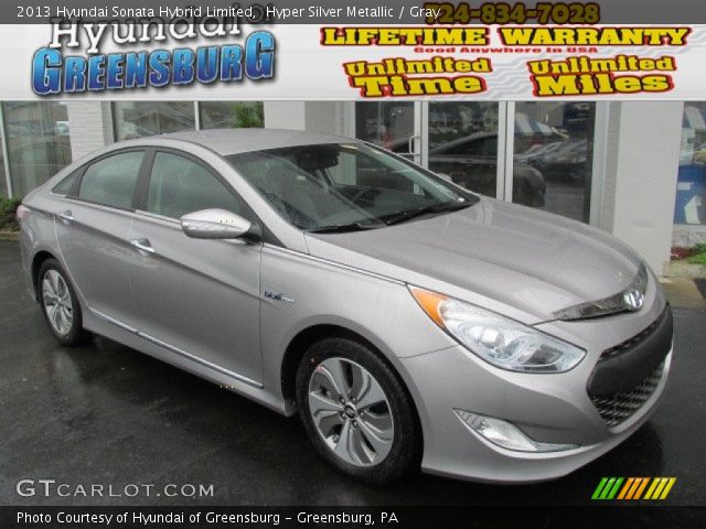 2013 Hyundai Sonata Hybrid Limited in Hyper Silver Metallic