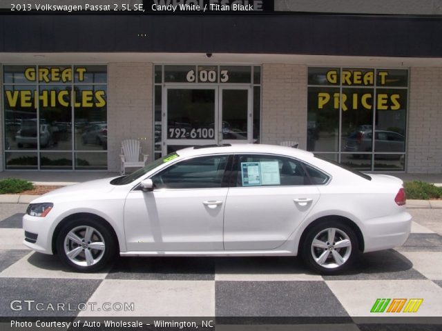 2013 Volkswagen Passat 2.5L SE in Candy White