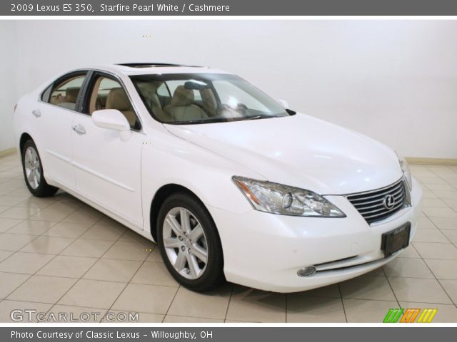 2009 Lexus ES 350 in Starfire Pearl White