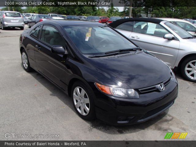 2008 Honda civic lx black #6