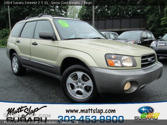2004 Subaru Forester 2.5 XS in Sierra Gold Metallic