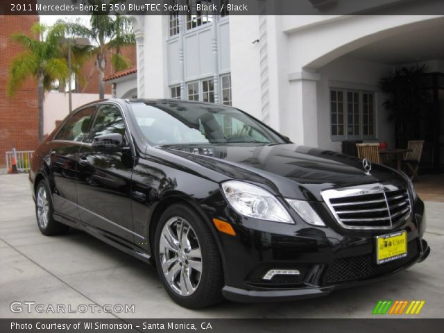 2011 Mercedes-Benz E 350 BlueTEC Sedan in Black