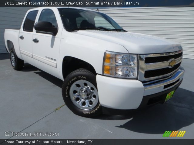 2011 Chevrolet Silverado 1500 LS Crew Cab in Summit White