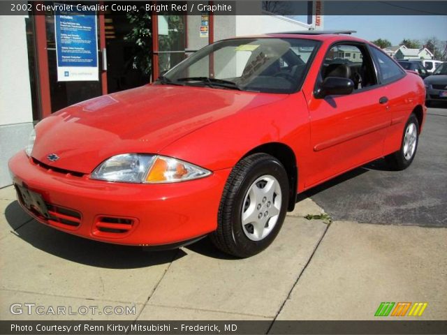 2002 Chevrolet Cavalier Coupe in Bright Red
