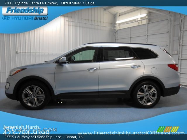 2013 Hyundai Santa Fe Limited in Circuit Silver