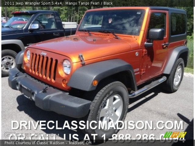 2011 Jeep Wrangler Sport S 4x4 in Mango Tango Pearl