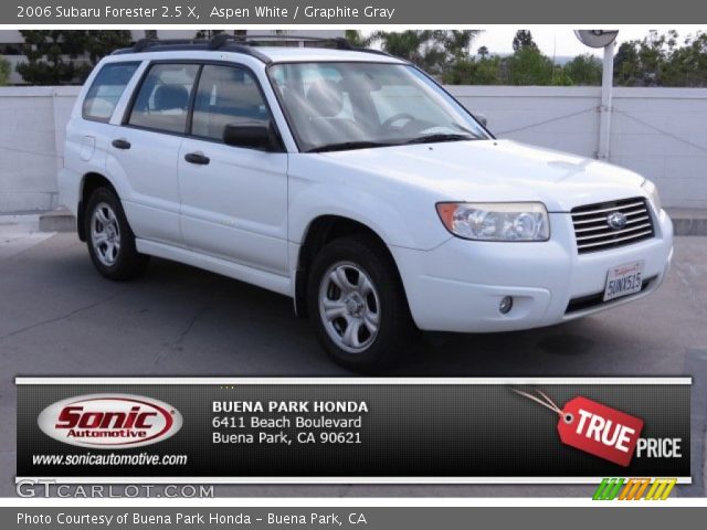 2006 Subaru Forester 2.5 X in Aspen White